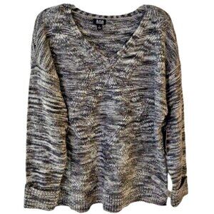 Ana Cable Knit V-Neck Sweater Women's XL NWT